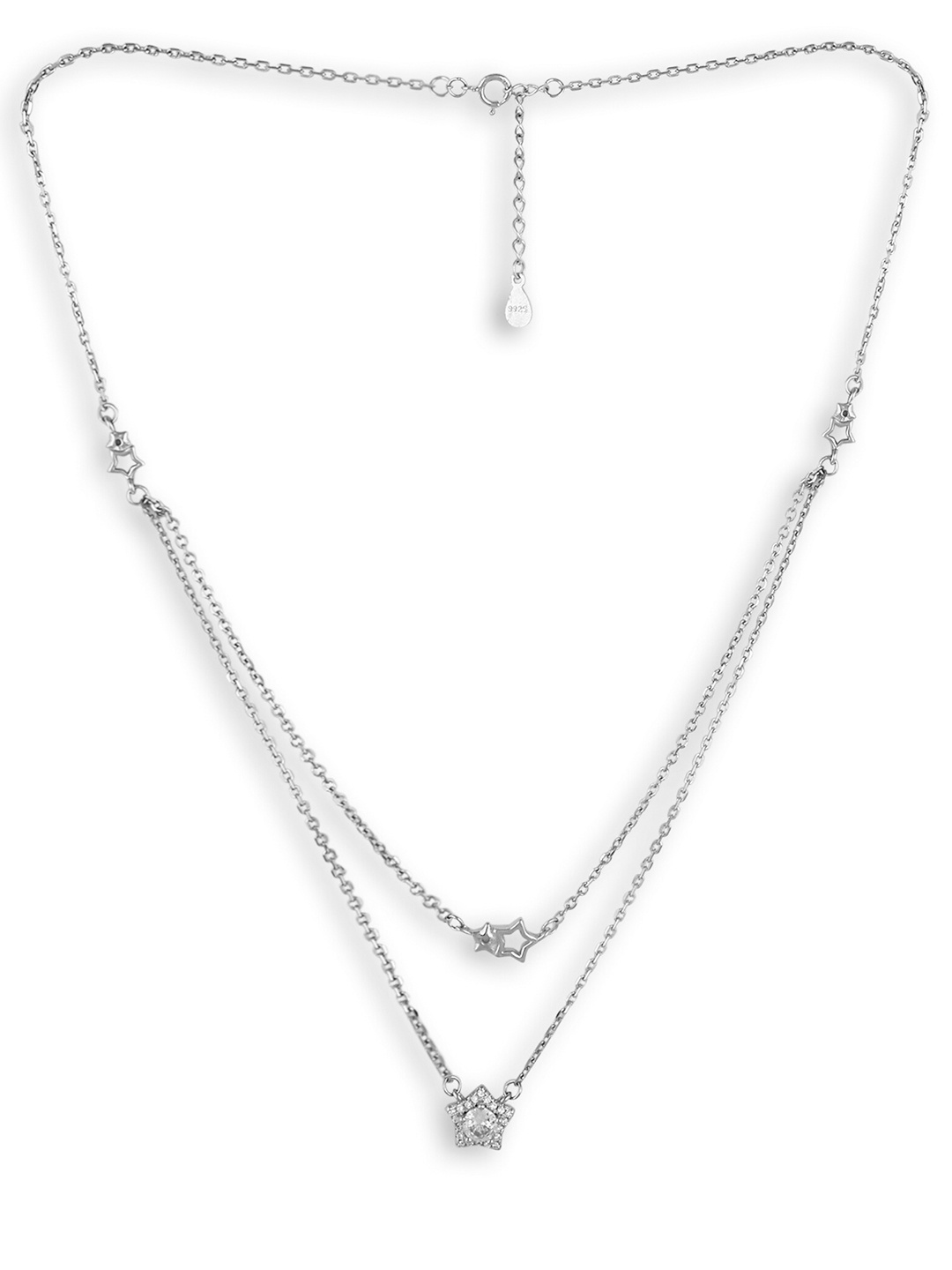 

Silverwala 925 Silver Zirconia Necklace