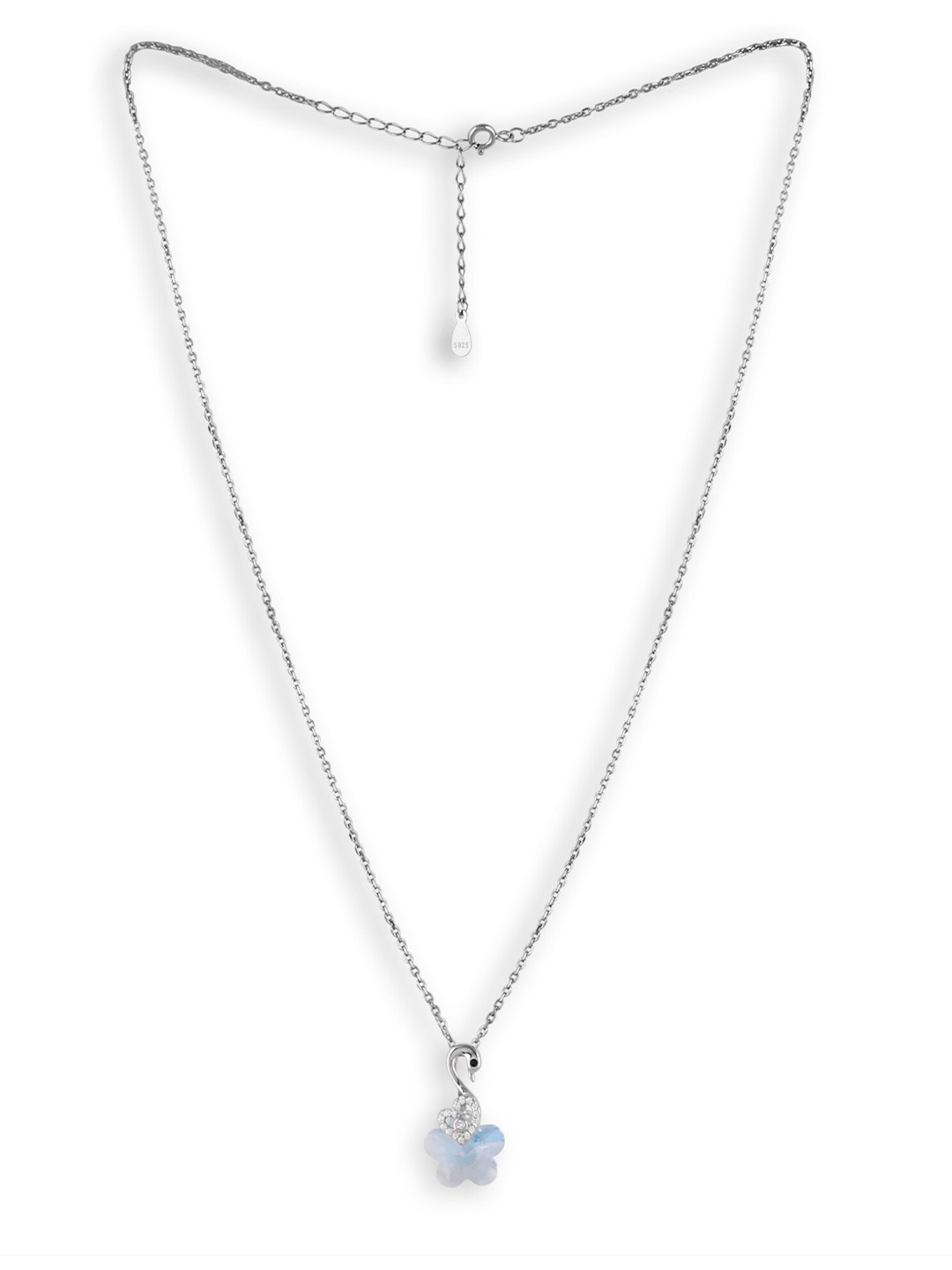 

Silverwala 925 Silver Statement Necklace
