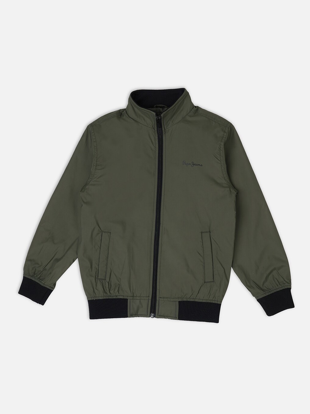 

Pepe Jeans Boys Mock Collar Lightweight Padded Jacket, Green