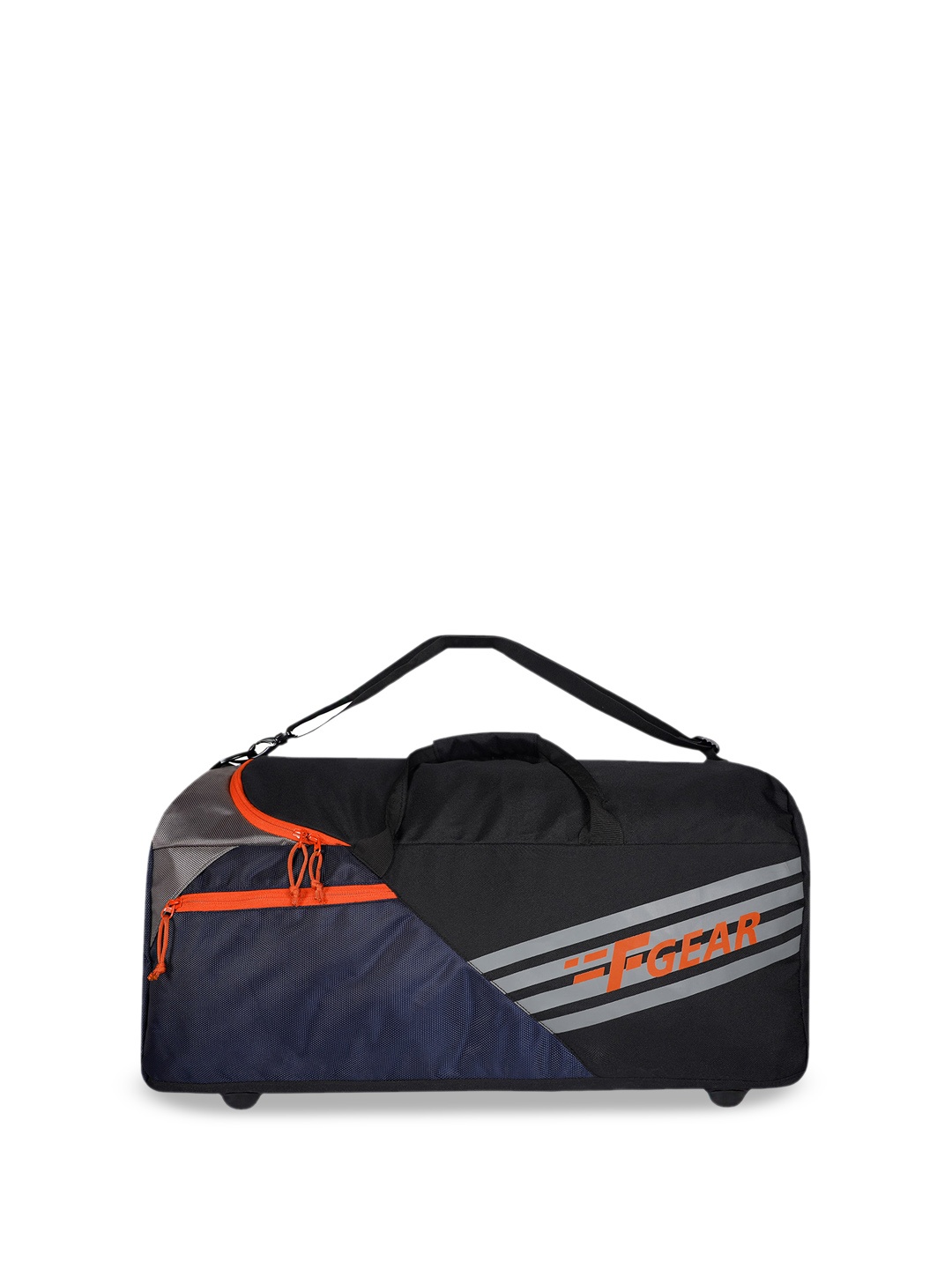 

F Gear Typography Printed Duffel Bag, Orange