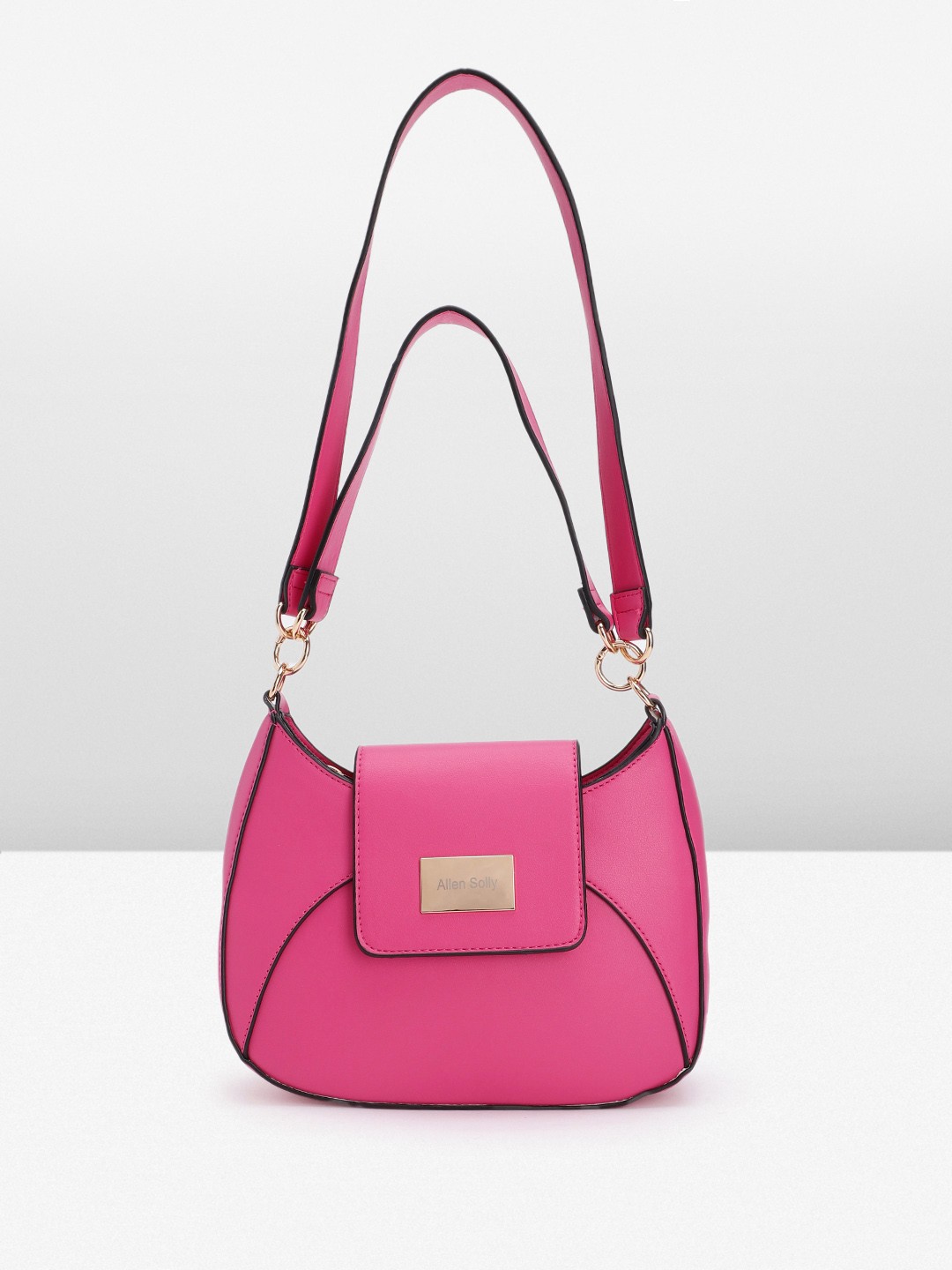 

Allen Solly Solid Shoulder Bag, Fuchsia