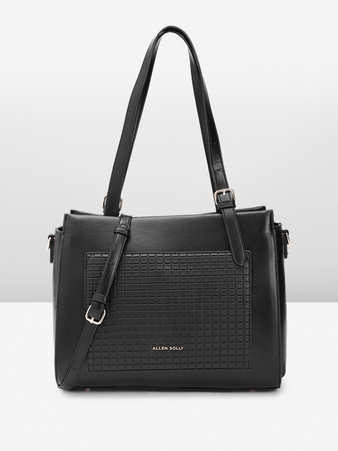 

Allen Solly Textured Shoulder Bag, Black