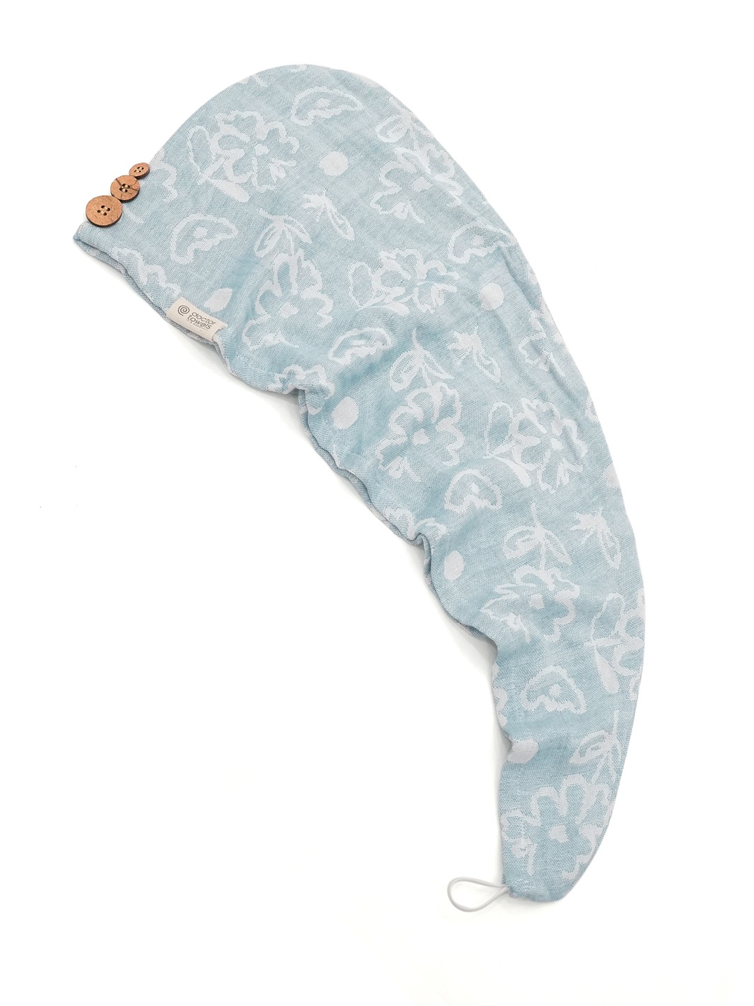 

Doctor Towels Banana Jacquard Floral Hair Wrap Towel, Pink