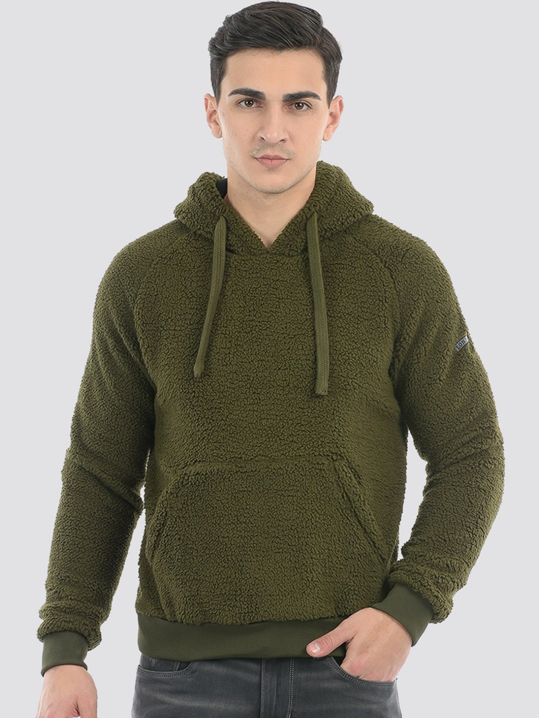 

LONDON FOG Hooded Pullover Sweatshirt, Green
