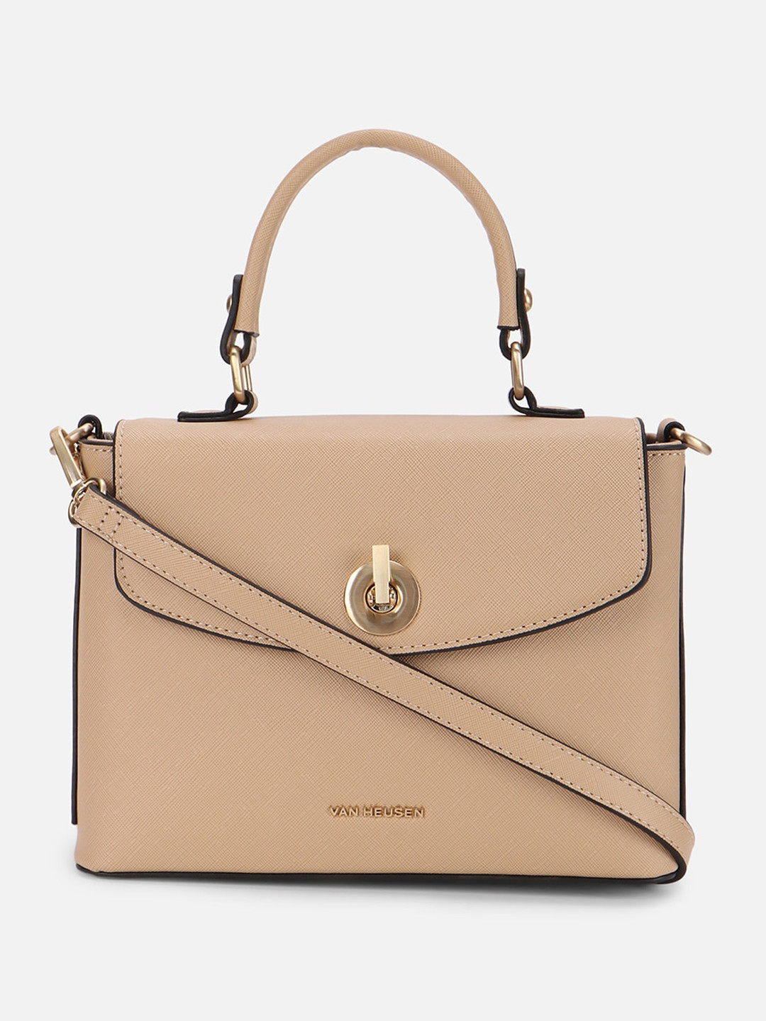 

Van Heusen Woman Structured Satchel, Beige