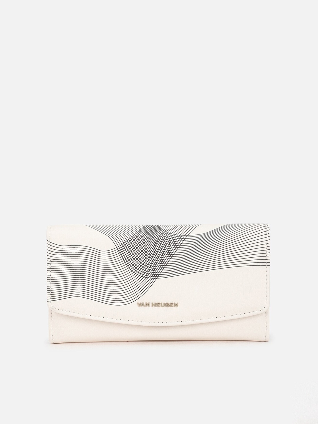 

Van Heusen Abstract Printed Envelope Wallet, White