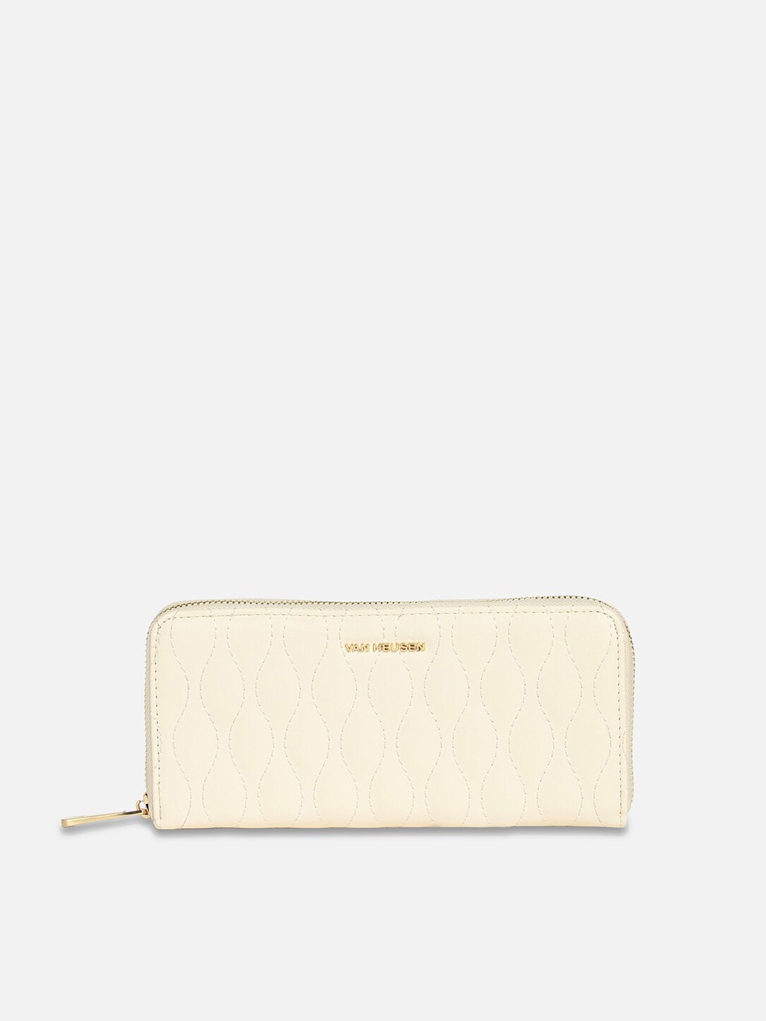 

Van Heusen Woman Women PU Zip Around Wallet, Cream