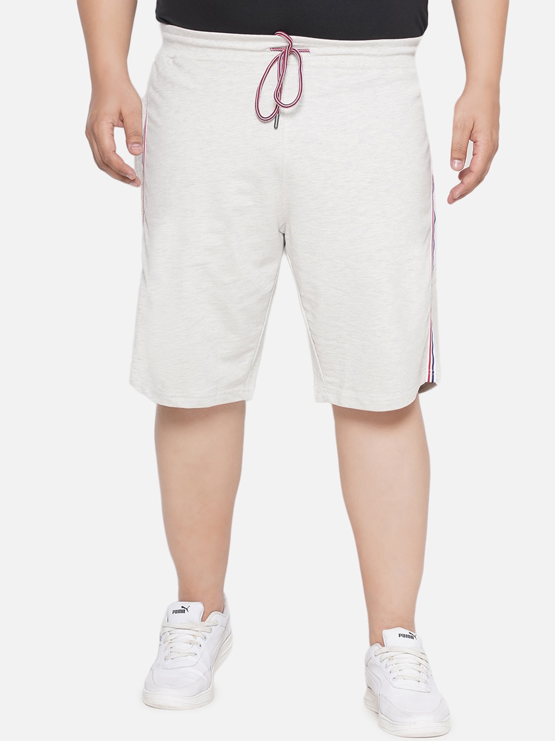 

Santonio Men Plus Size Pure Cotton Shorts, Grey