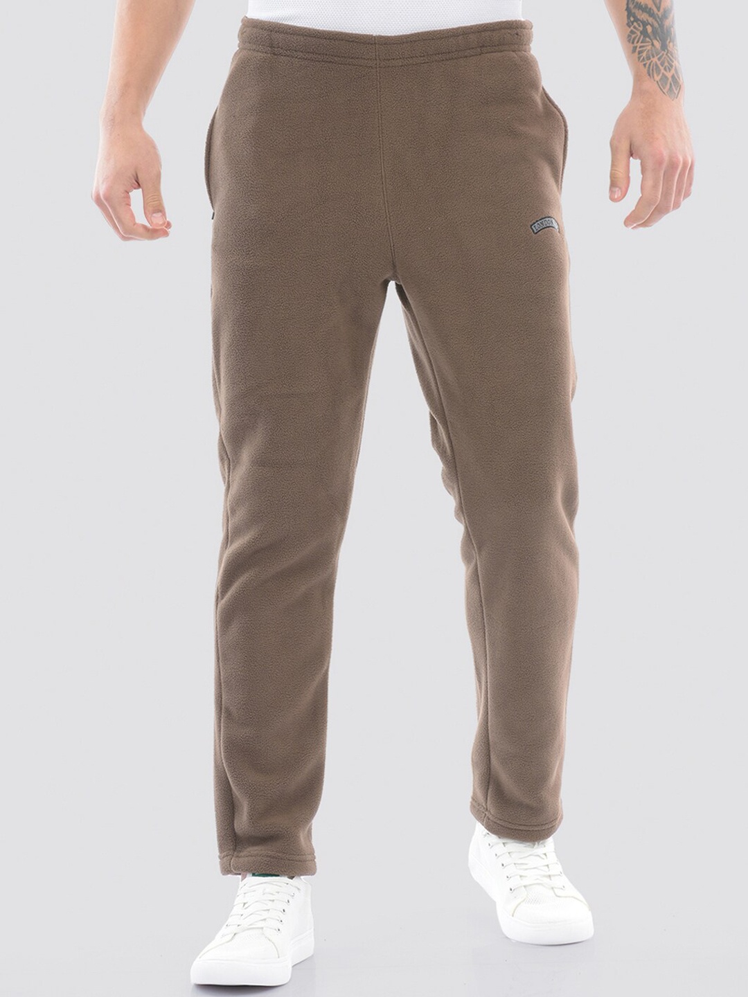 

LONDON FOG Men Mid-Rise Track Pants, Brown