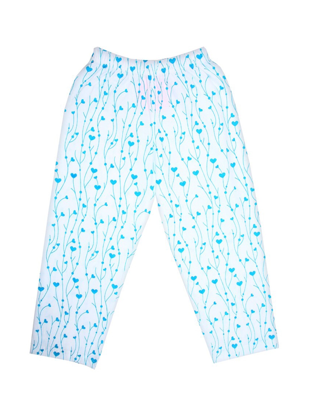 

V-Mart Girls Printed Cotton Lounge Pants, White