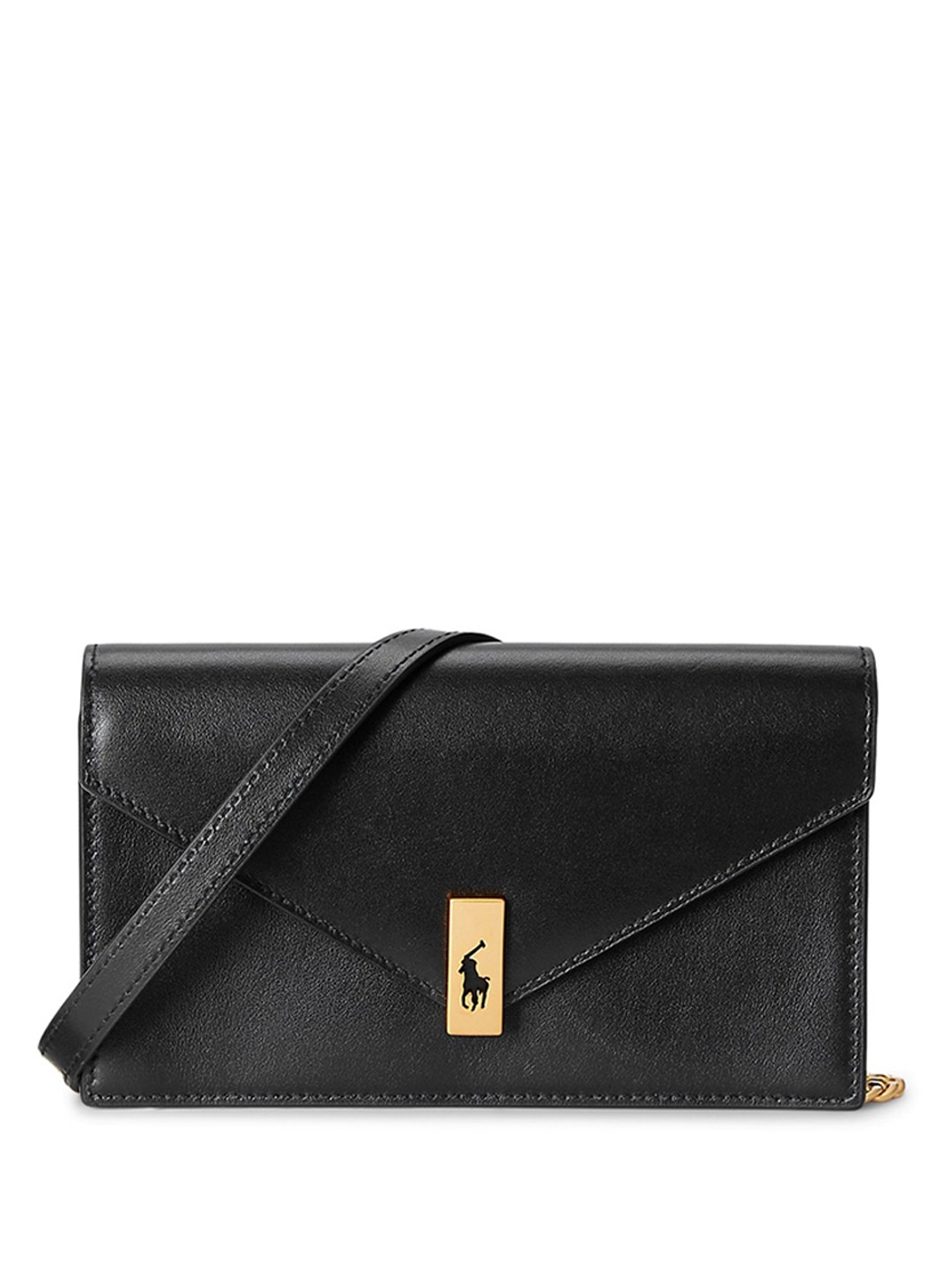 

Polo Ralph Lauren Polo Leather Structured Sling Bag, Black