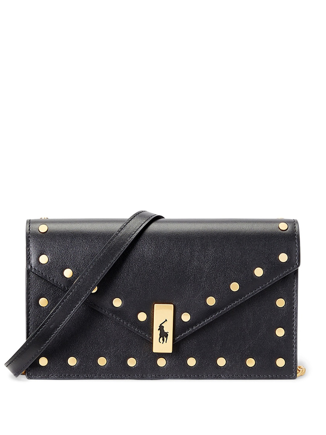 

Polo Ralph Lauren Polo Leather Structured Sling Bag, Black
