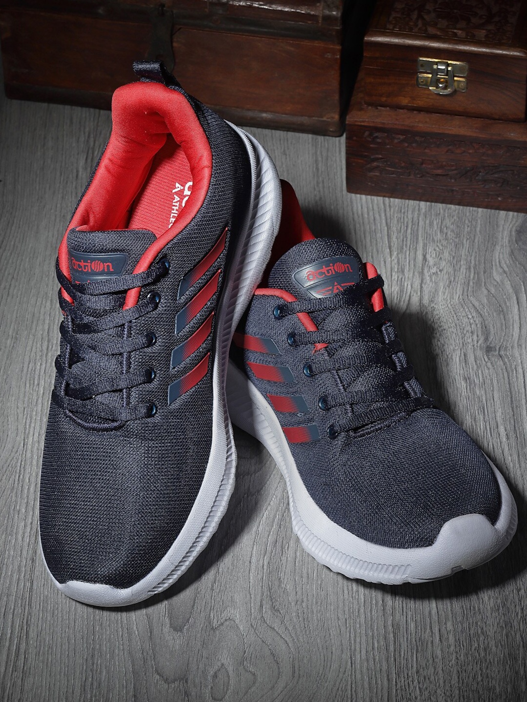

Action Men Swift 123 Lightweight Breathable Running Shoes, Navy blue