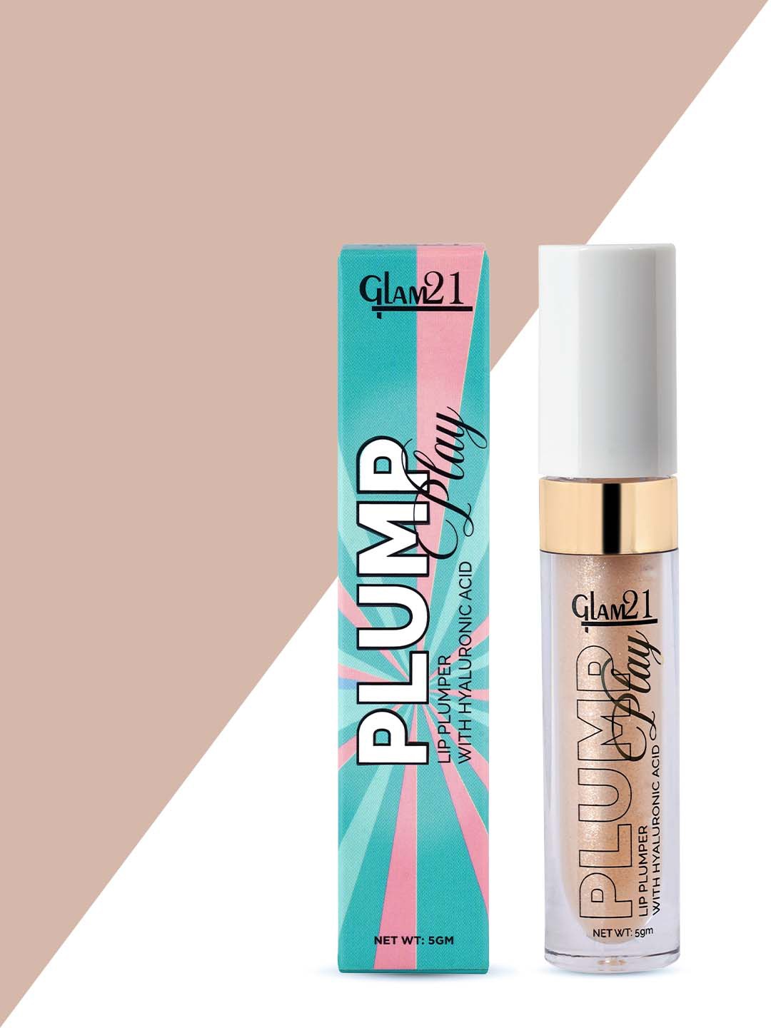 

GLAM21 Plump Play Lip Plumper With Hyaluronic Acid - 5g - Nude Shimmer 04