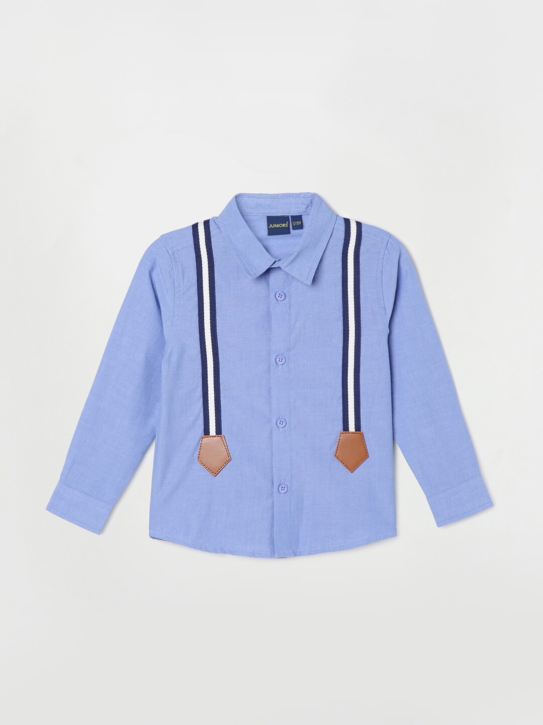

Juniors by Lifestyle Boys Pure Cotton Casual Shirt, Blue