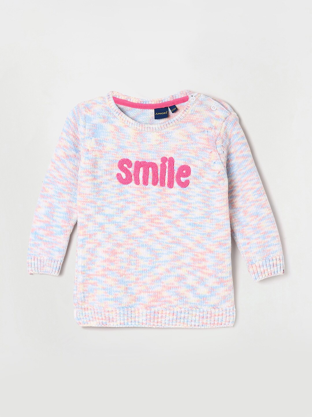 

Juniors by Lifestyle Girls Typography Printed Pullover, Pink