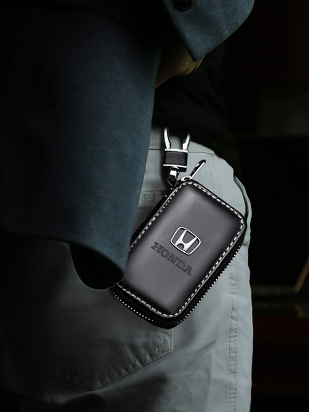 

INKMILAN Unisex KeyZen Car Key Case, Black