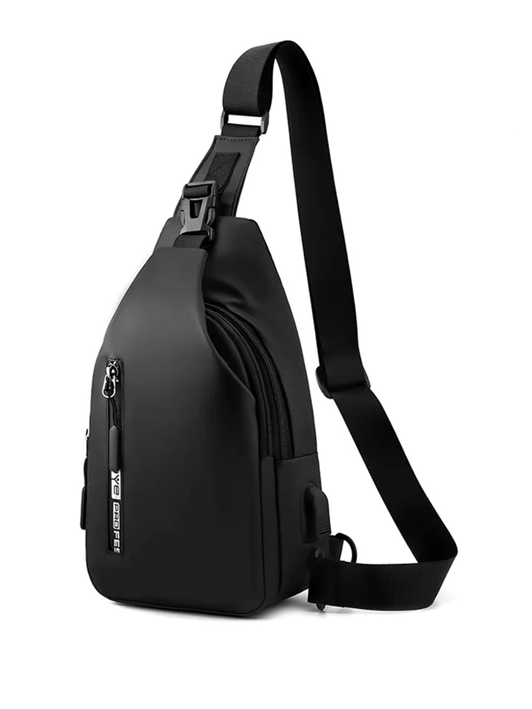 

INKMILAN Unisex Small Crossbody Backpack, Black
