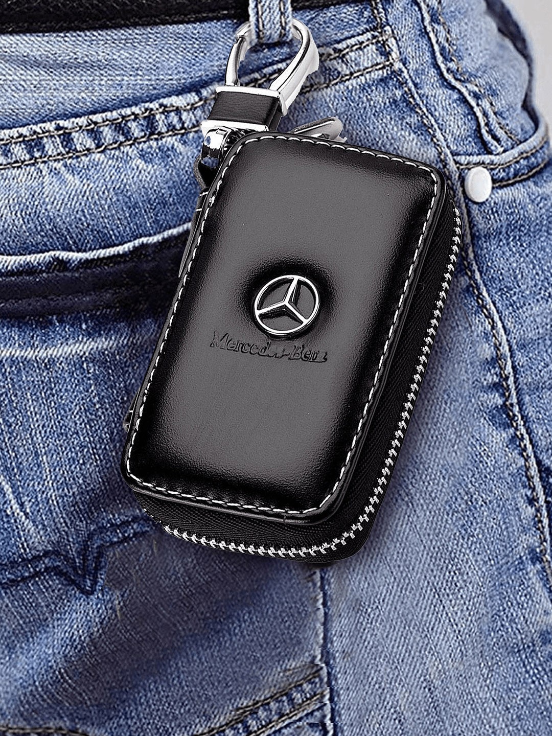 

INKMILAN Black PU Swagger Handheld Bag