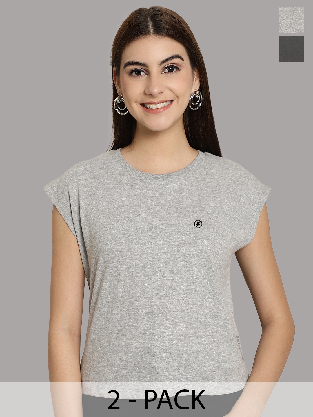 

Friskers Women Grey 2 T-shirt
