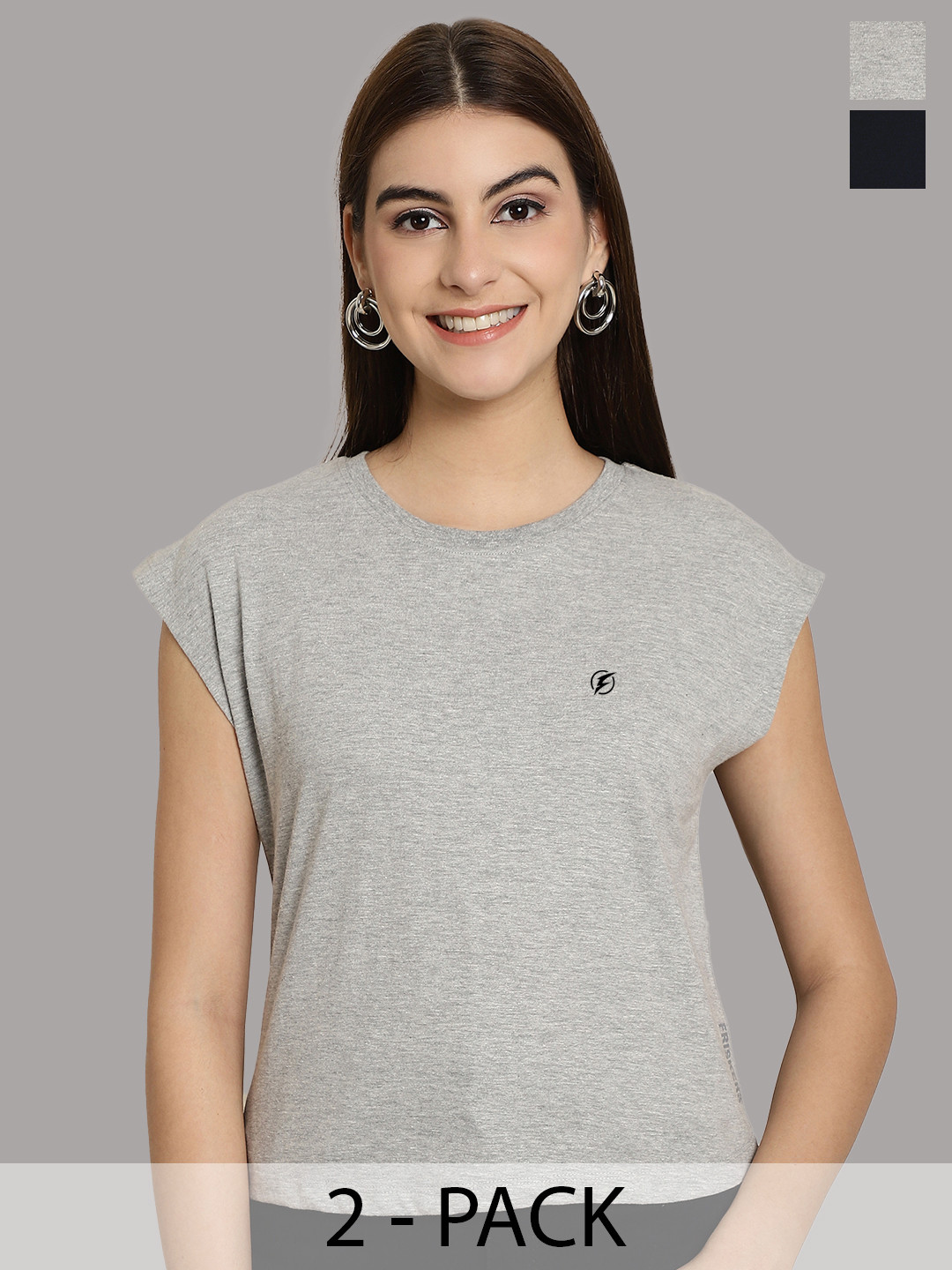 

Friskers Women Grey 2 T-shirt