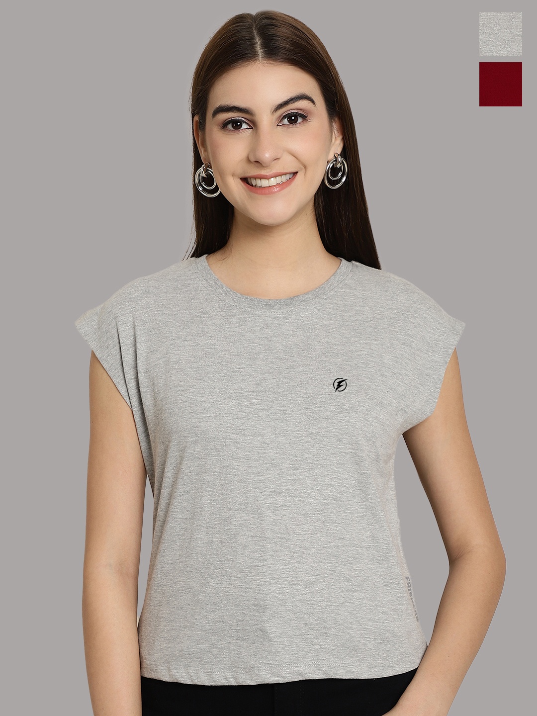 

Friskers Women Grey 2 T-shirt
