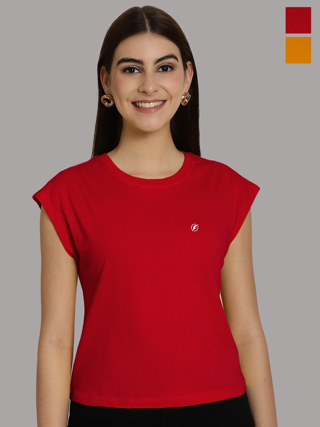 

Friskers Women Red 2 T-shirt