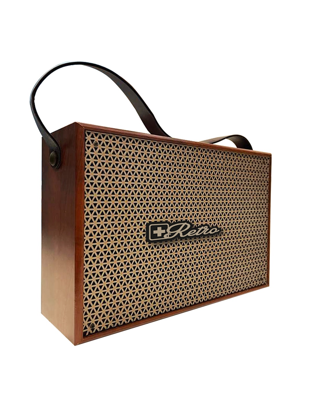 

SWISS MILITARY Retro Classic 5.0 Bluetooth Speaker- 10W, Brown