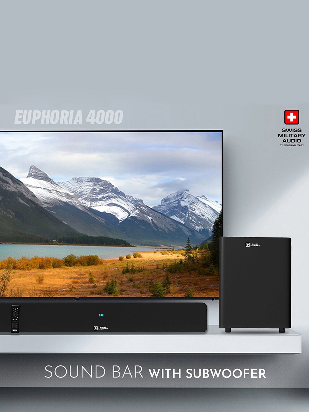 

SWISS MILITARY 4000 Sound Bar Speaker, Black