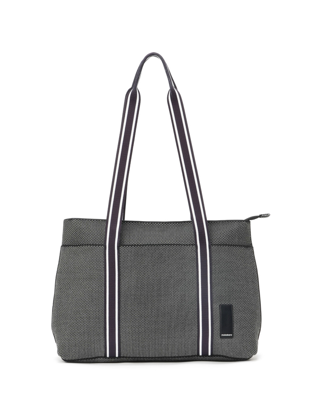 

MOKOBARA XOXO Carry-All Textured Oversized Structured Shoulder Bag, Black