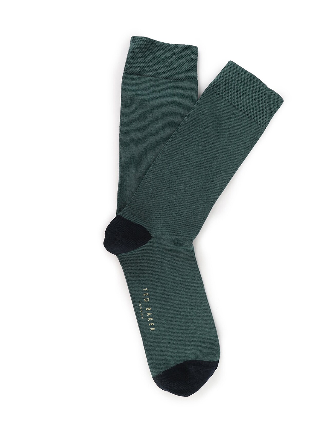 

Ted Baker Men Calf Length Cotton Socks, Green