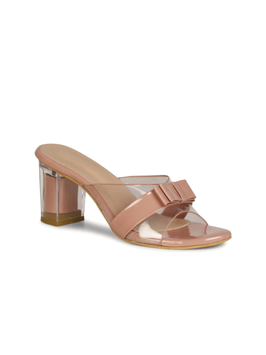 

Myra Open Toe Block Heels, Brown