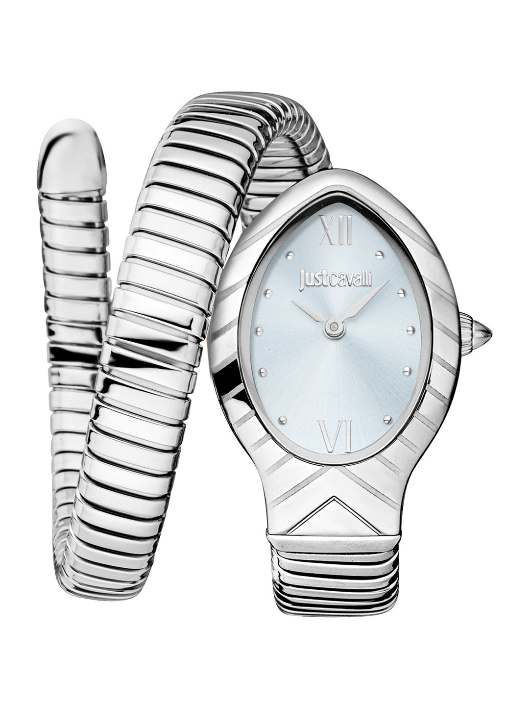 

Just Cavalli Women Stainless Steel Bracelet Style Straps Analogue Watch-JC1L247M0015, Silver