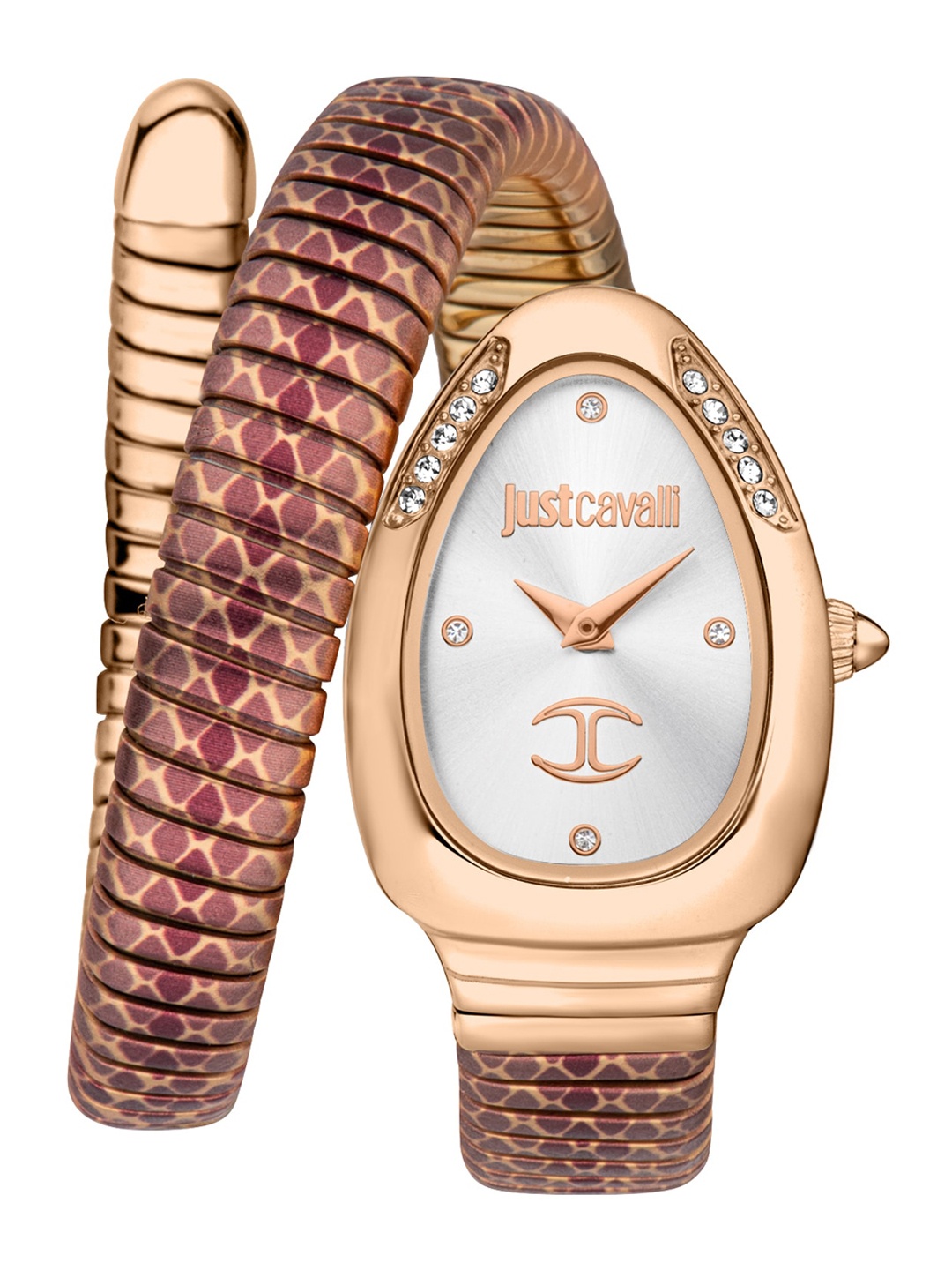 

Just Cavalli Women Pelle Solo Stainless Steel Water Resistance Analogue Watch-JC1L251M0065, Rose gold