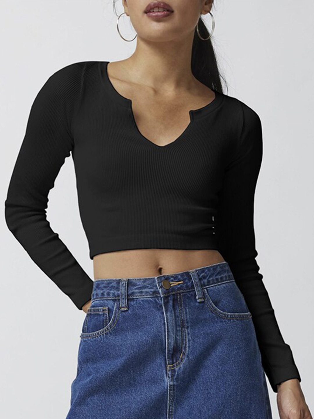 

StyleCast Tank Crop Top, Black