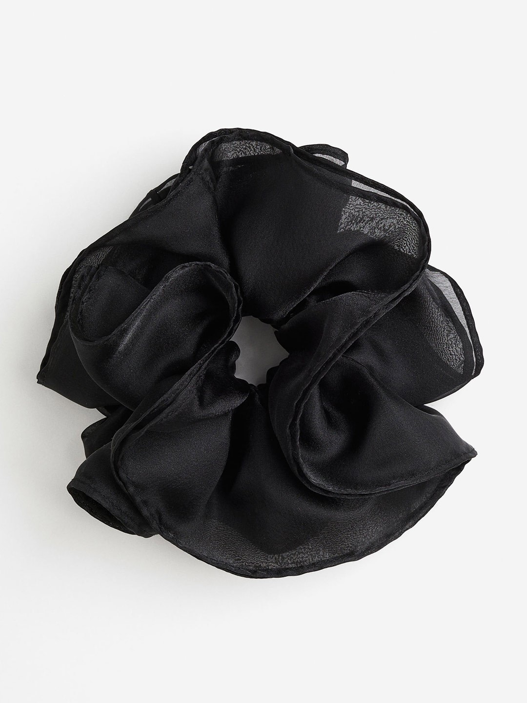 

H&M Women Frill Scrunchie, Black