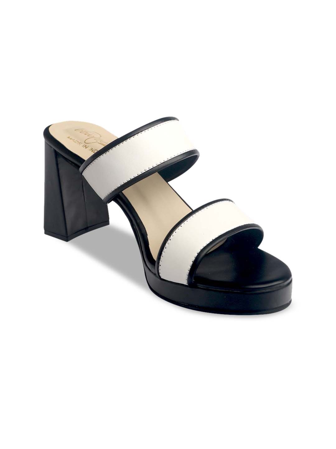 

Bowtoes Open Toe Block Heels, Black
