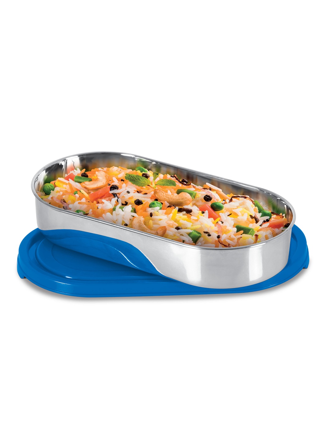 

Milton Steel Slider Blue Stainless Steel Container 450 ml