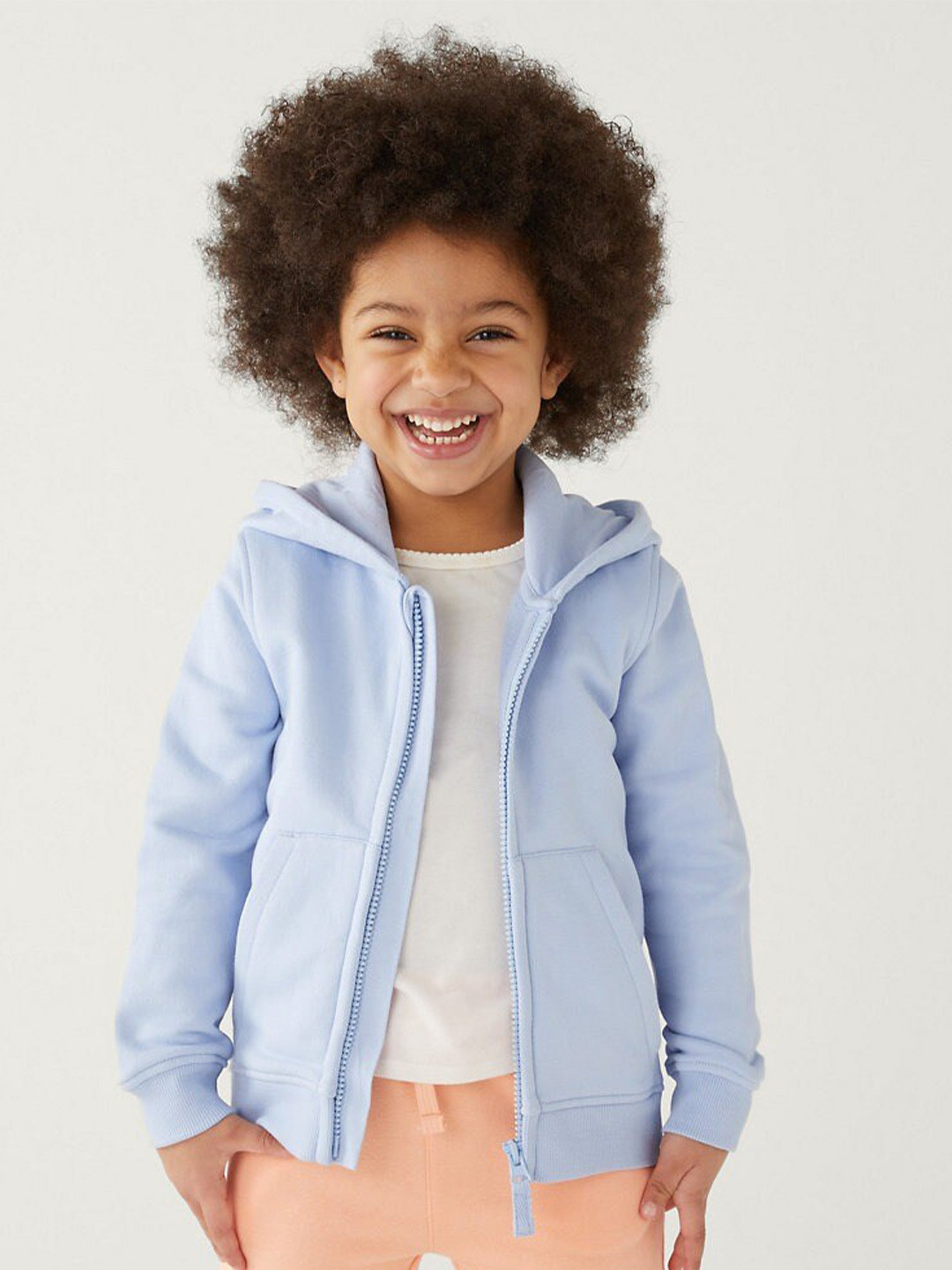 

Marks & Spencer Girls Hooded Sweatshirt, Blue