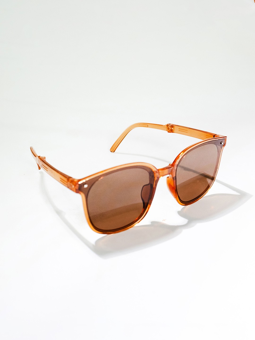 

CHOKORE Men Square Sunglasses with UV Protected LensCHKSM_11, Brown