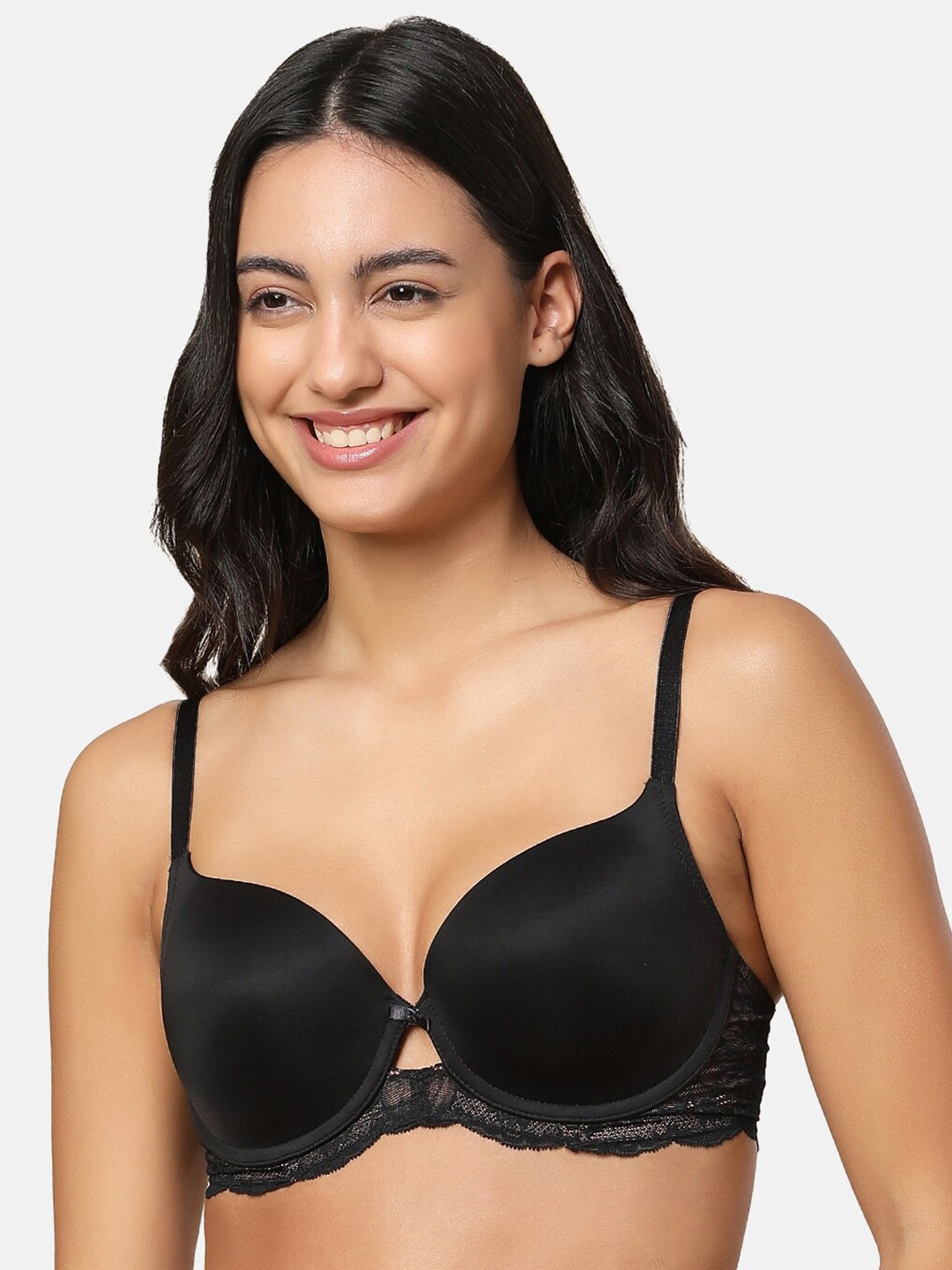 

Triumph Lightly Padded Seamless T-shirt Bra All Day Comfort, Black