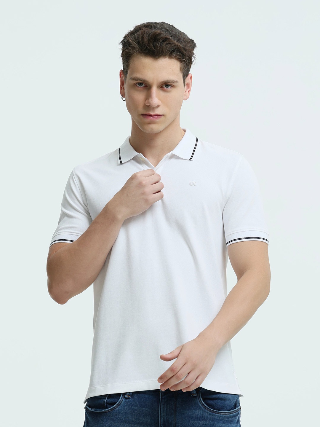 

TURMS Anti-Stain & Anti-Odour Intelligent Polo T-shirt, White