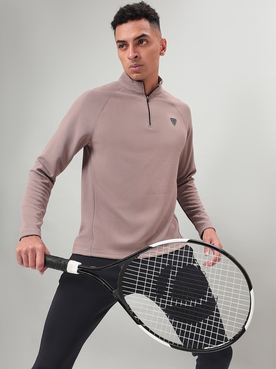 Technosport Lightweight Antimicrobial Running Sporty Jacket, Mauve