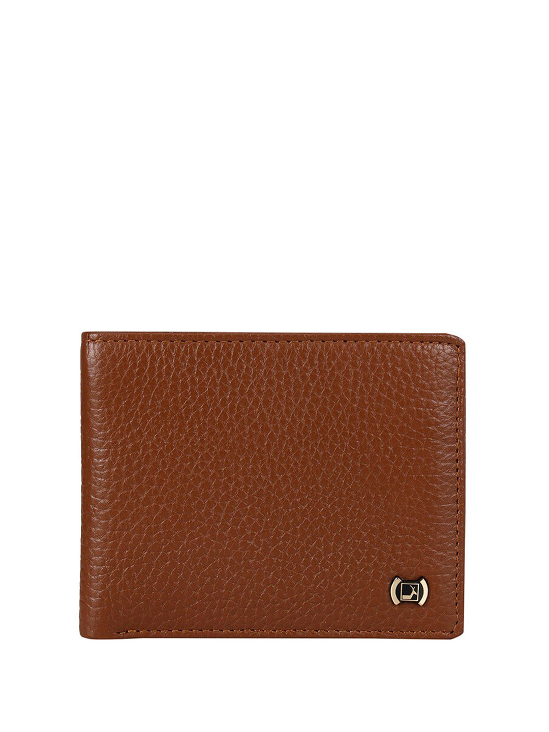 

Da Milano Textured Leather Two Fold Wallet, Brown