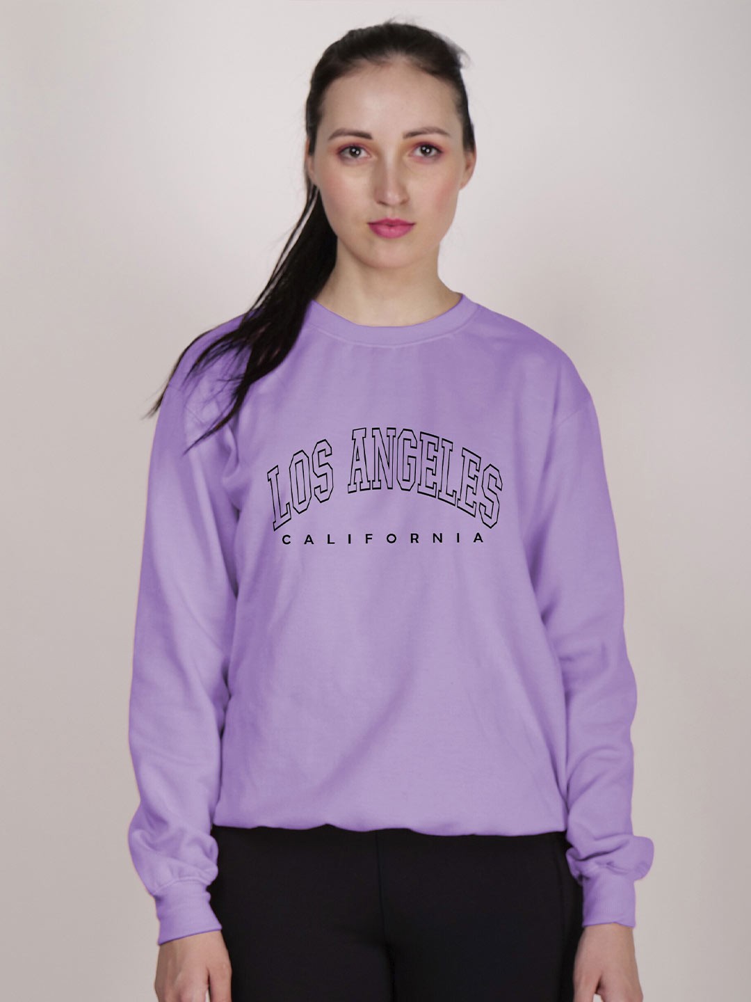 

Fashion And Youth Typography Printed Sweatshirt, Lavender
