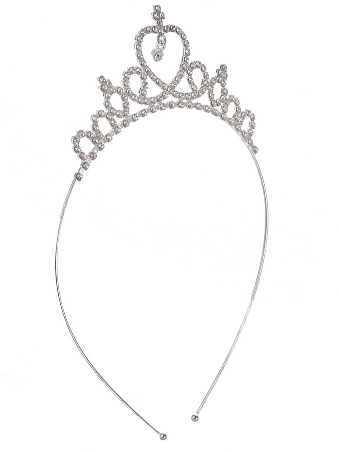 

VAGHBHATT Girls Embellished Tiara, Silver