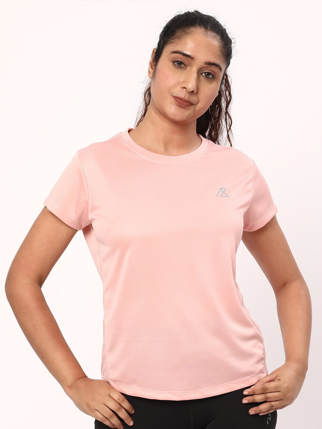 

R&B Round Neck T-shirt, Pink