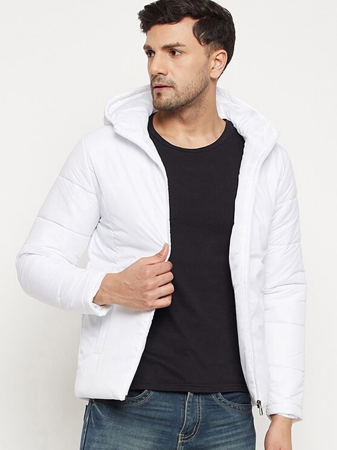 

9ty3ree Hooded Insulator Padded Jacket, White