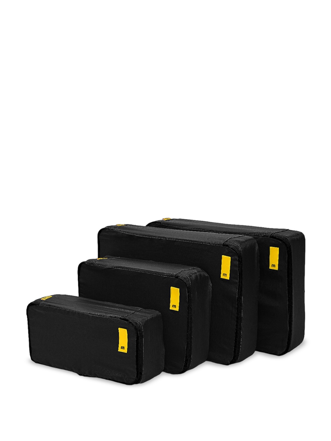 

MOKOBARA Solid Set of 4 Travel Pouch, Black