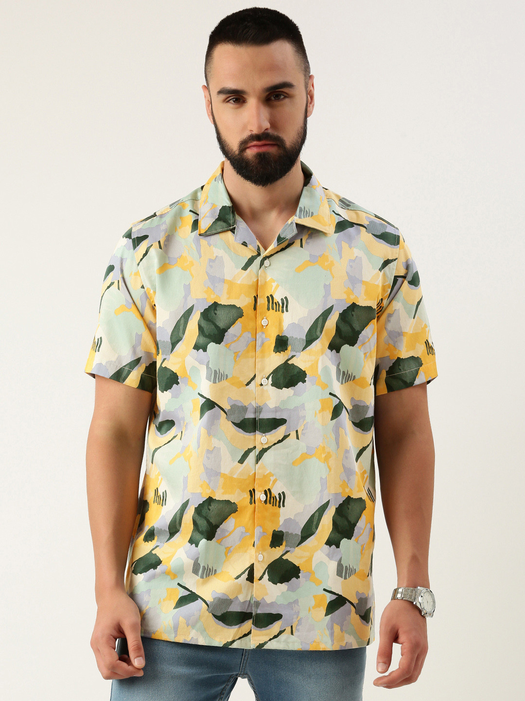 

Bene Kleed Men Opaque Printed Casual Shirt, Multi